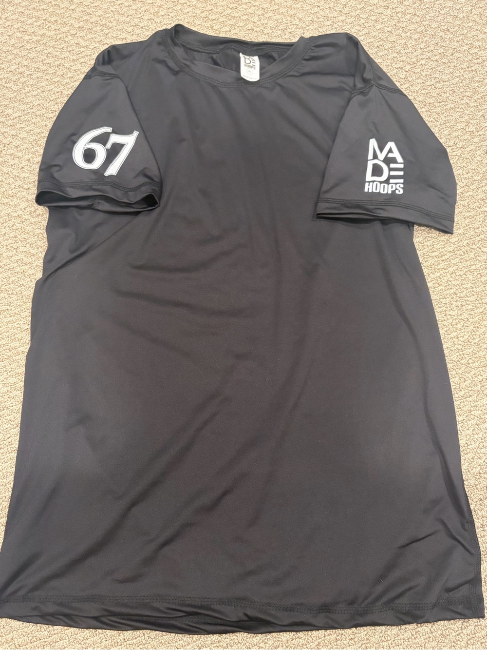 Men's  Made Hopps Black compression shirt - Short Sleeve XL